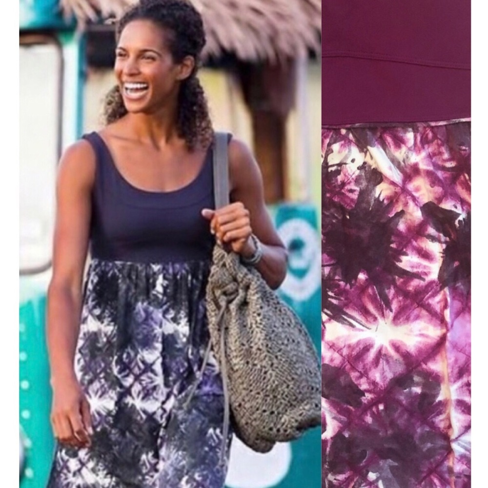 Athleta Sidekick Tie Dye Dress - XXS